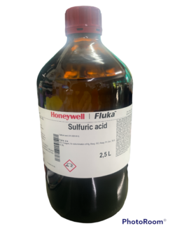 Sulfuric Acid 95-97% AR, 2.5 L -Fluka Honeywell USA