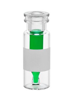 SNAP RING VIALS WITH FUSED INSERTS