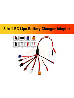 RC Lipo Charger Adapter Connector 8 สาย in 1 Octopus