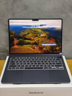 🍺 รีบเลย MacBook Air (M2, ปี 2022) 8/256GB Midnight #แบต100% สภาพดี #มีปกศ. 7 เดือน 🍺