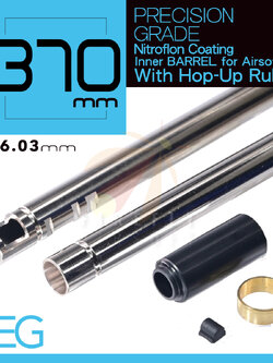 370mm UNICORN Nitroflon Coating 6.03MM Ultimate Precision Inner Barrel For AEG