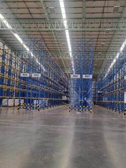 ขายชั้นเก็บสินค้าในคลังสินค้ามือสองสูง8.50เมตร