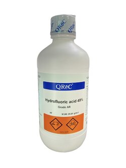 Hydrofluoric Acid 49% AR, 1 L -Qrec Newzealand