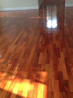 ปาเก้ ไม้สัก 4"x 14" เกรดAAA