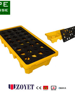 พาเลทรองรับถังสารเคมี Spill Pallets 2 Drum
