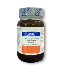 Lanthanum (III) Chloride Heptahydrate AR, 100 g -Qrec newzealand