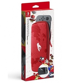 NINTENDO SWITCH CARRYING CASE & SCREEN PROTECTOR (SUPER MARIO ODYSSEY EDITION)