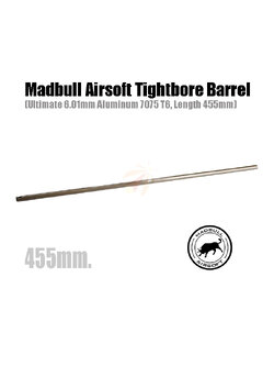 Madbull Airsoft Tightbore Barrel (Ultimate 6.01mm Aluminum 7075 T6, Length 455mm)