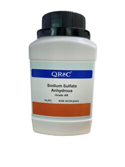 Sodium Sulfate Anhydrous AR Grade, 500 g -Qrec Newzealand