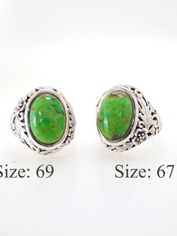 แหวนเงินแท้: แหวนเงินแท้ฝังเทอร์ควอยซ์