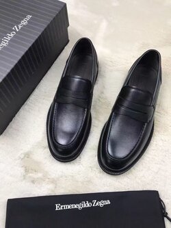 **do** รองเท้าหนัง Zegna Siena Flex Shoes ของผู้ชาย สินค้าใหม่ ของแท้