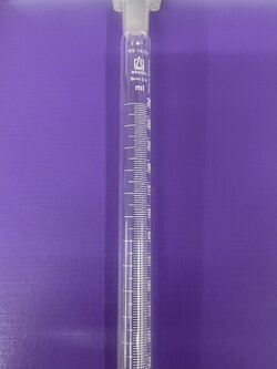 BRAND® test tube, graduated, glass capacity 20 mL, with PP-stopper NS 14/23