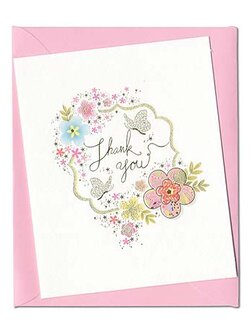 การ์ดขอบคุณ Thank You ขนาดเล็ก