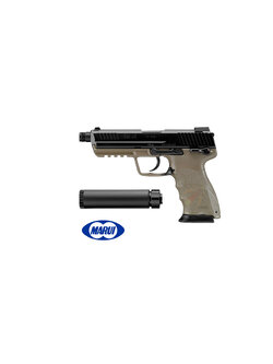 HK45 Tactical Tan Gas Blowback Pistol