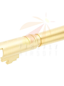 Airsoft Masterpiece Outer Barrel .38 Super Fix For Marui Hi Capa 5.1 GBB Pistol/ Gold)