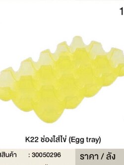 ช่องใส่ไข่ K22 30050296 (ราคาต่อโหล)