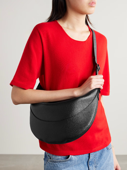 **do** กระเป๋า THE ROW Jouve textured-leather shoulder bag ของใหม่ แท้