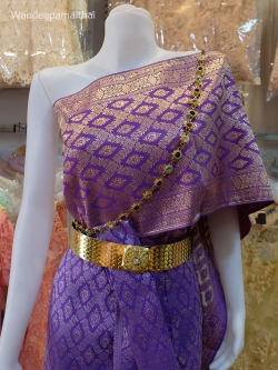 ผ้าสไบ ลายไทย