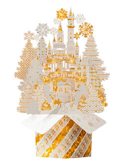 การ์ดคริสต์มาส ลายฉลุซ้อนสามมิติ Merry Christmas