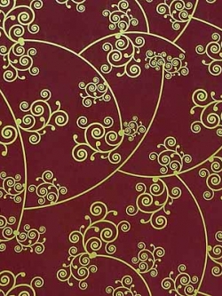 กระดาษห่อของขวัญ กระดาษขาว สีแดง