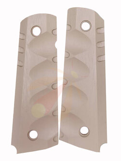 Skingripz Ridgebacks 1911 Grips (Full Size) (Magwell) (Coyote Brown) -Original Brand