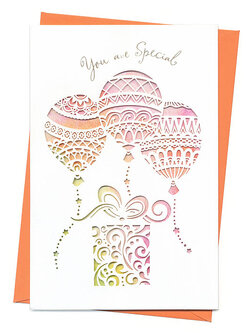 การ์ดบอกรัก ฉลุลาย You are Special