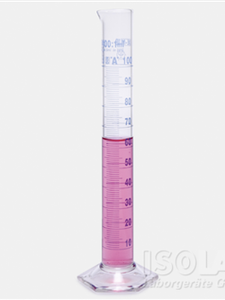 ISOLAB MEASURING CYLINDERS - glass - class A - conformity certified - tall form, 5-2000 ml
