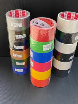 เทปผ้าคละสี 2*5หลา (ราคาต่อโหล)