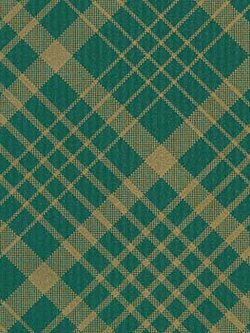 กระดาษห่อของขวัญ กระดาษคราฟ ลายสก๊อต สีเขียว