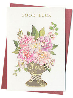 การ์ดอวยพร ฉลุลาย Good Luck