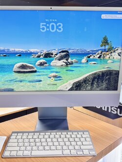 🍋 iMac 24" M1 8GB/256GB Blue (2021) 🍋 🍉 #หายาก i Mac 24" M1 สเปคดี ราคาสุดคุ้ม 🍉 🍏 Apple M1 / 8GB / 256GB / 24 inch Retina 🍏