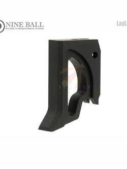 NINE BALL STRAIGHT TRIGGER 'GAMMA' FOR TOKYO MARUI 5.1 / 4.3 GBB AIRSOFT - BK