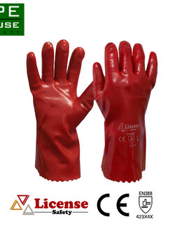 ถุงมือยางพีวีซี License