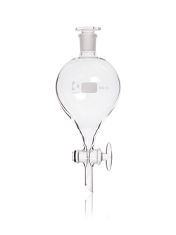 DURAN® Separating Funnel, Spherical (Pear Shape) heavy-duty version, 250-10000 ml