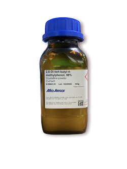 2,6-Di-tert-butyl-4-methylphenol 99%, 250 g -Alfa aesar