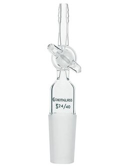 ADAPTERS, FLOW CONTROL, GLASS STOPCOCK