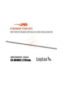 PROMETHEUS EG BARREL 229MM FOR TOKYO MARUI MP5A4/ A5/ SD5/ SD6/ AK BETA