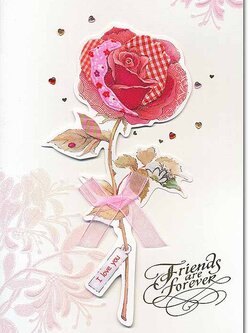 การ์ดบอกรักเพื่อน Friends are forever