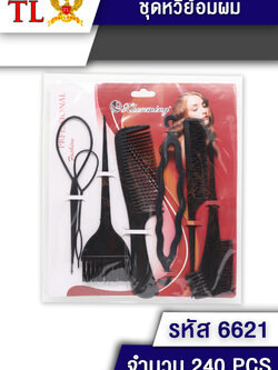 ชุดหวีย้อมผม 6621(ราคาต่อโหล)