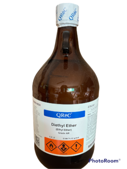 Diethyl Ether AR, 2.5 L -Qrec newzealand