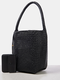 **do** กระเป๋า The Row N/S Park Small woven leather tote bag สินค้าใหม่ ของแท้