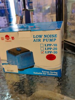 ปั๊มลม YAMANO LPP-30 3,000 L/HR 30W pressurre 0.032 Mpa