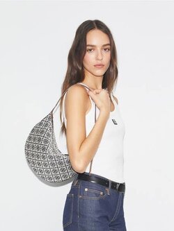 **do** กระเป๋า Tory Burch Small T monogram balloon bag สินค้าใหม่ ของแท้