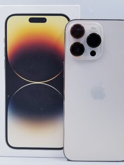 💛iPhone 14 Pro Max 256GB Gold💛💛14 PM #ศูนย์แท้ สภาพดี แบต100% ครบกล่อง ราคาสุดคุ้ม 💛