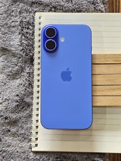 🌈🎠 รีบค่า 🤍 iPhone 16 128GB Ultramarine 🧊❕️สภาพดี #แบต91% 🦋🌷