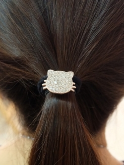 ยางรัดผมเกาหลีอย่างดี รูปแมวน่ารัก