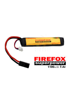 Firefox 7.4V 1100mAh LiPo Li-Po Li-Polymer Battery 15C