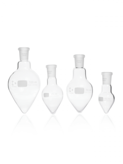 DURAN® Pear Shape Flask with standard ground joint, 10-100 ml