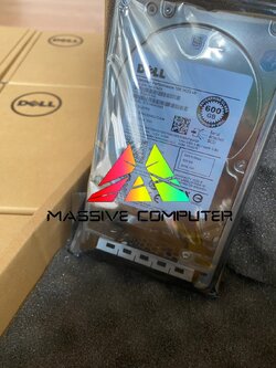 Massive Computer (ขาย จำหน่าย) HDD Hard Disk Server DELL 0K1JY9 DELL 600GB 10K RPM SAS 6Gbps 2.5in Hotplug Hard Drive, 13G, Cuskit R430, R630, R730