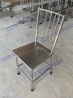 เก้าอี้เหลี่ยม มุมมน มีพนักพิง 304